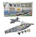 Toy Essentials Aircraft Carrier Toy Army Men with Cargo Plane Warplanes Fighter Jets Military Vehicles - Image 4