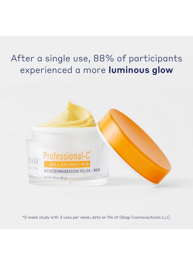 Obagi Medical Obagi Professional-C Microdermabrasion Polish + Mask - Dual Action Vitamin C Face Mask that Exfoliates & Promotes Healthy Looking Skin - 2.8 oz  - Image 3