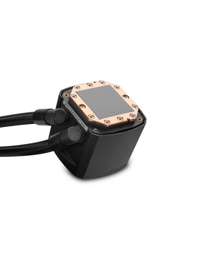 EK Water Blocks Nucleus AIO CR240 Dark All-in-One Liquid CPU Cooler with FPT Fans, Cooling Computer Parts, 120mm Fan, Compatible with Latest Intel & AMD CPUs - Image 4