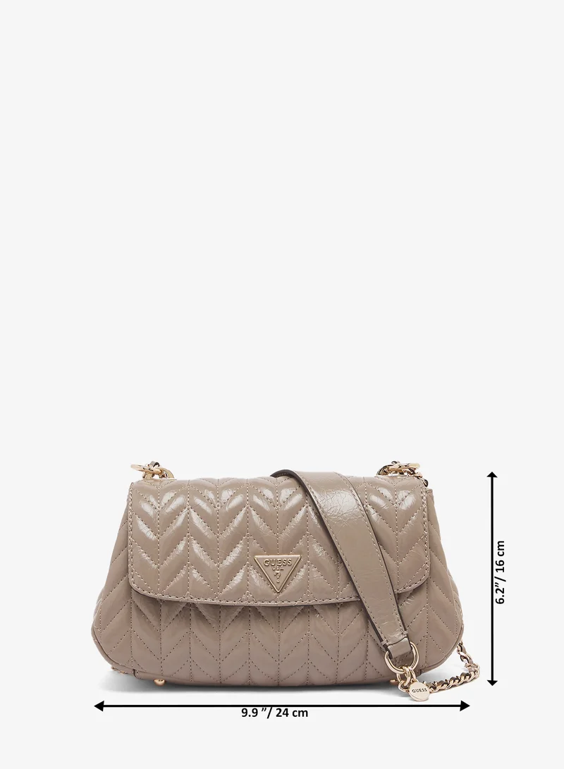 Guess  Cheryl Flap Over Convertible Crossbody Bag for Women | Best Price UAE