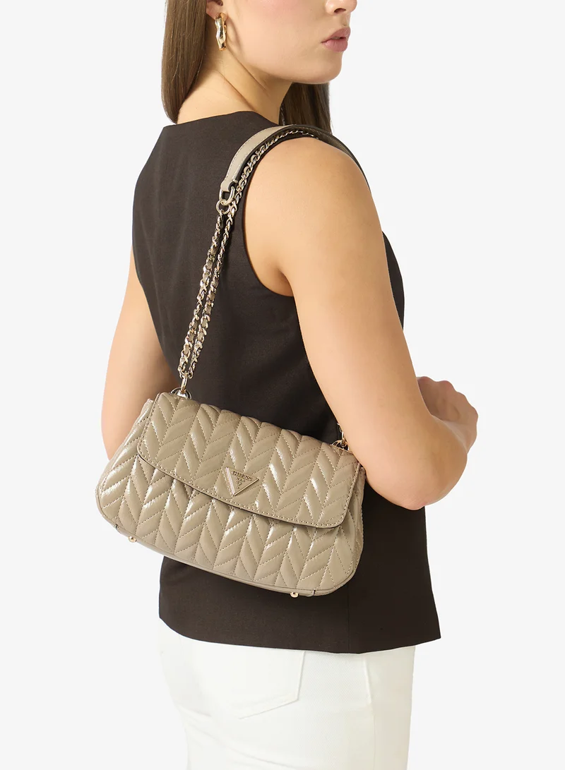 Guess  Cheryl Flap Over Convertible Crossbody Bag for Women | Best Price UAE