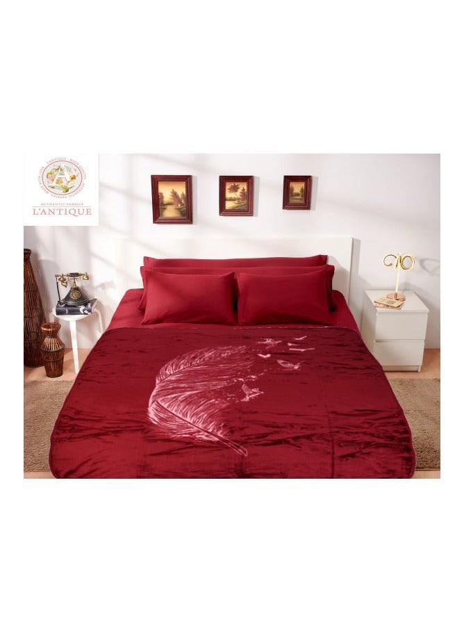 Lantique Winter blanket, 3.5 kilograms, Egyptian, 200*220 cm, brown - Image 1