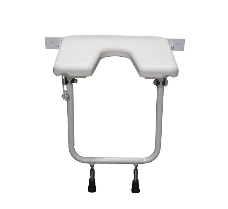 EASYCARE® Folding Wall Shower Chair, Shower Seat Wall Mounted for Seniors, Foldable Bathroom Shower Bench for Pregnant Woman, Space-Saving, Stable & Heavy Load-Bearing - Image 1