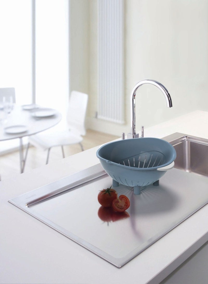 Biesse Plastic Colander Color Light Blue - Image 2