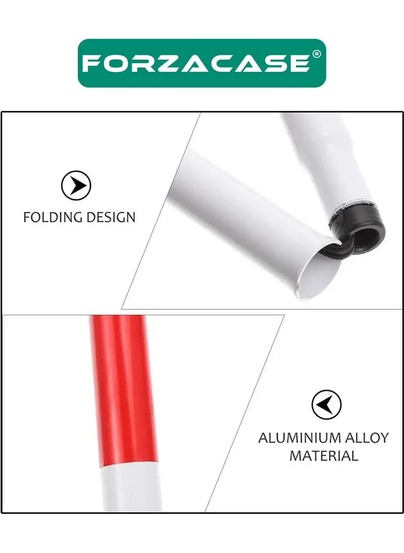 Forzacase Telescopic and Foldable Walking Stick for the Visually Impaired - FC514