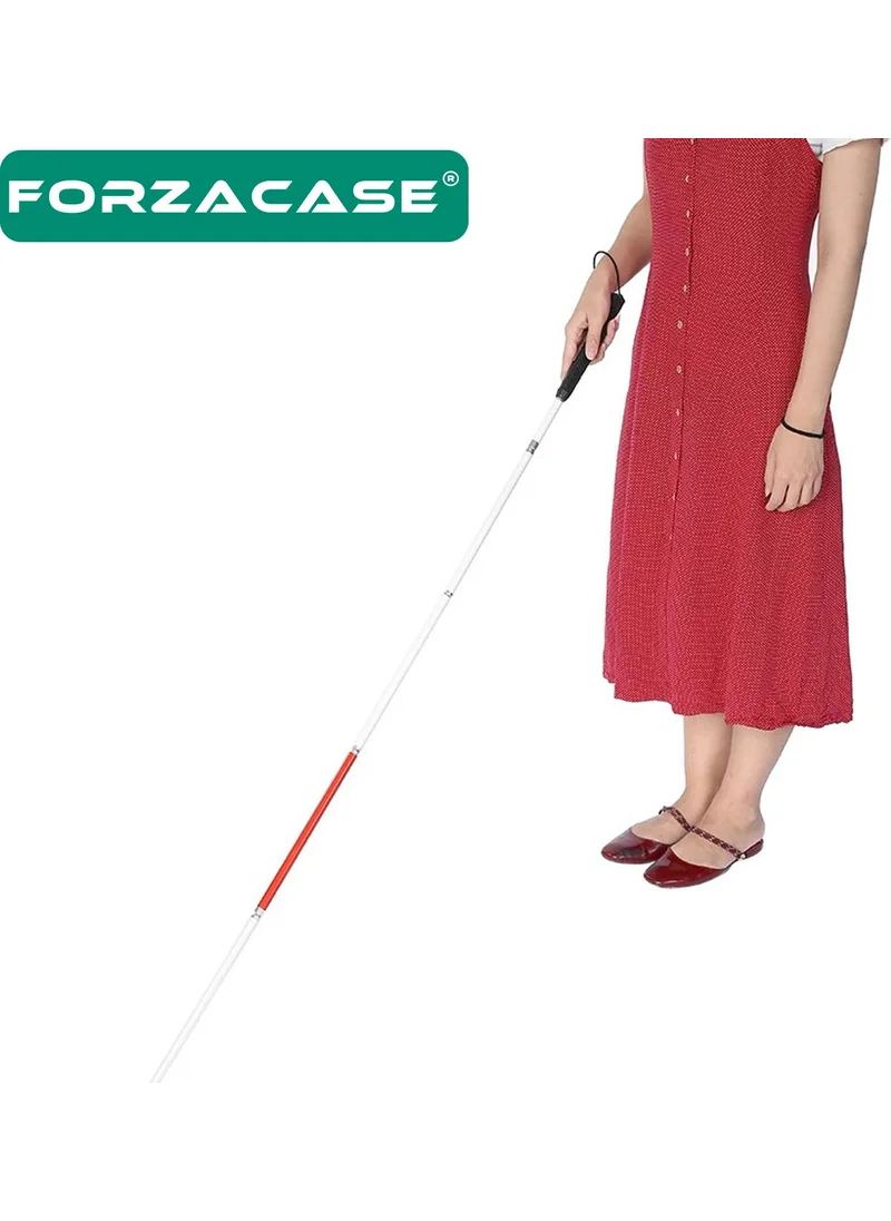 Forzacase Telescopic and Foldable Walking Stick for the Visually Impaired - FC514