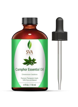 SVA Organics Camphor Essential Oil (118 ml)- 100% Pure and Natural Therapeutic Grade Essential Oil | Perfect for Aromatherapy, Relaxation,Skin (4 Ounce) - pzsku/Z17242B68F049C0949B9FZ/45/_/1686686622/5180acc6-c97e-49d0-b3a3-f6d321fbf1e5