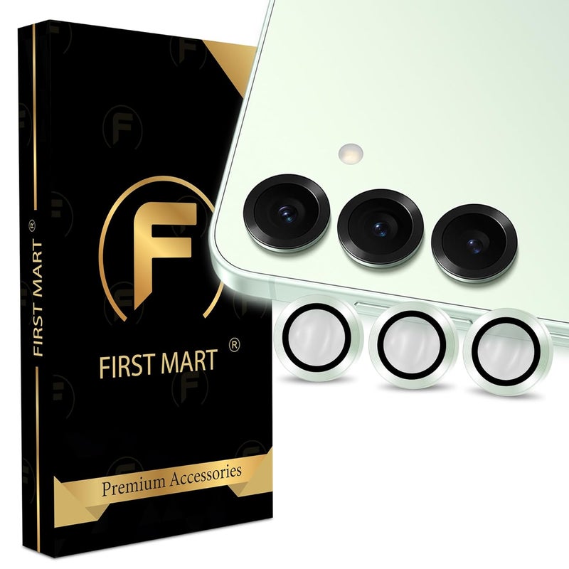 FIRST MART Camera Lens Protector for Samsung Galaxy S25 (6.2 Inches) Tough HD Individual Aluminum Alloy Lens Rings Cover, Scratch Resistant, Thin Lens Protection| Mint Green, 1 Pack - Image 1
