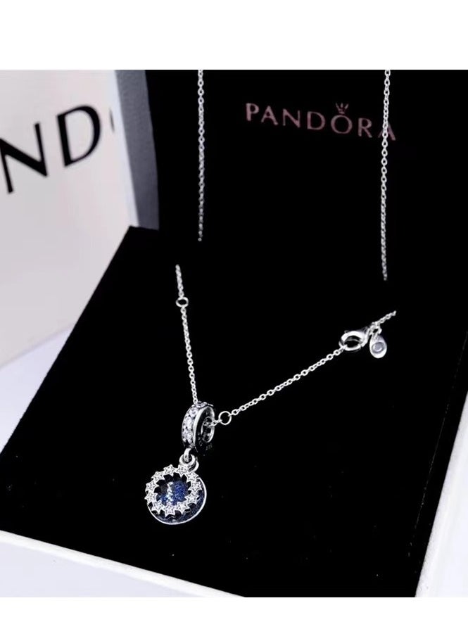 باندورا فيوليت - Pandora925 الفضة الاسترليني قلادة قلادة مجوهرات للنساء الفتيات - Image 1