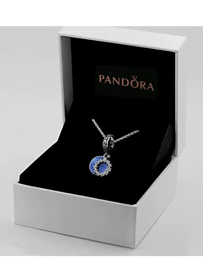 باندورا فيوليت - Pandora925 الفضة الاسترليني قلادة قلادة مجوهرات للنساء الفتيات - Image 1