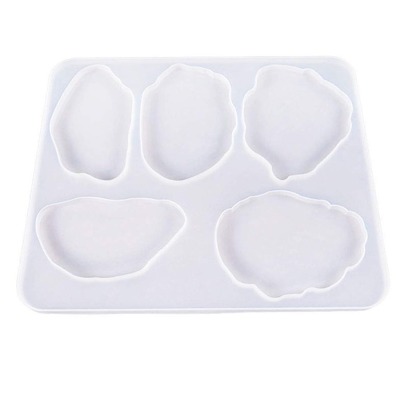 ARTOOL Agate Resin Art Mold Creative DIY Multipurpose Silicone Coaster Epoxy Resin Art Irregular Shape Mould Set of 1 (A27) - Image 1