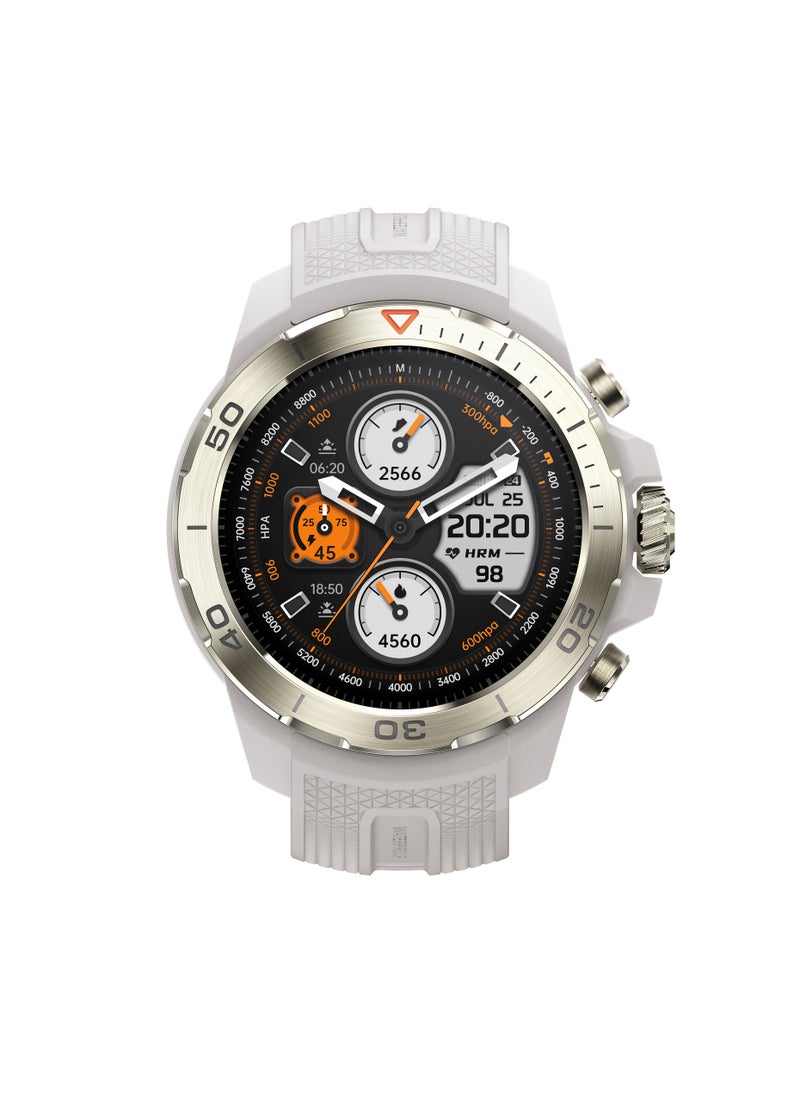 Mibro - Mibro Smartwatch GS Explorer 1.32” AMOLED UHD screen Desert White - Image 1
