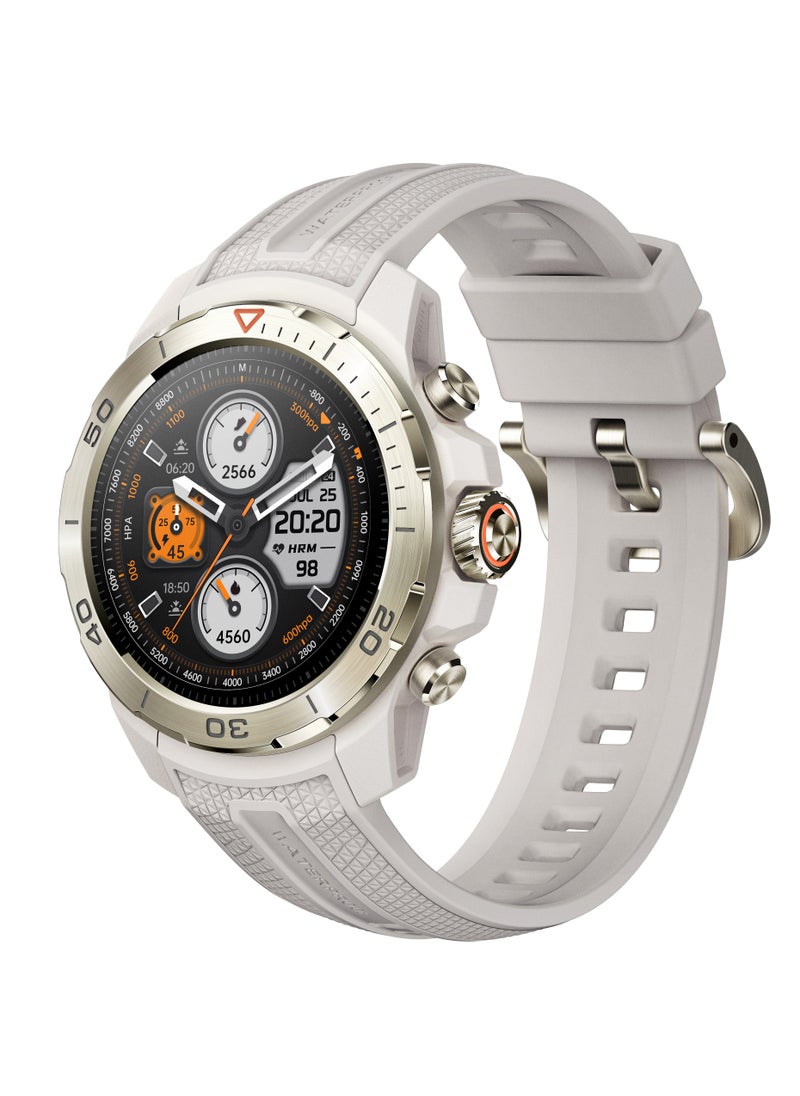 Mibro - Mibro Smartwatch GS Explorer 1.32” AMOLED UHD screen Desert White - Image 1