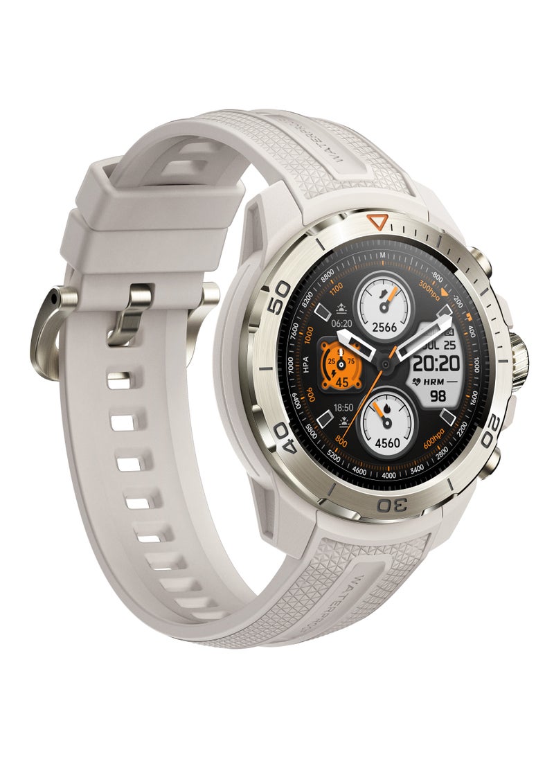 Mibro - Mibro Smartwatch GS Explorer 1.32” AMOLED UHD screen Desert White - Image 1