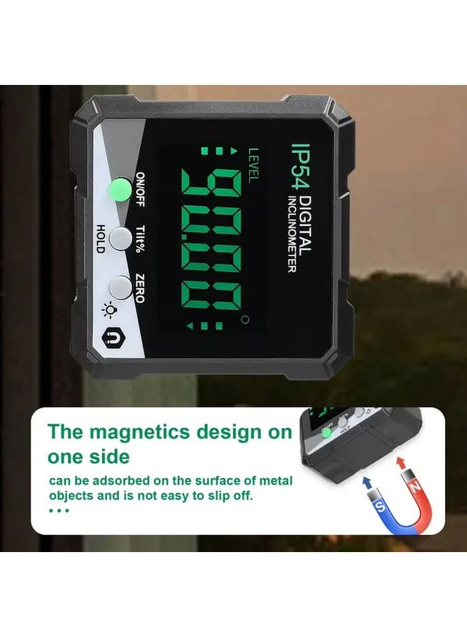 Digital Inclinometer Angle Protractor With Backlight Single Side Magnetic Goniometer 1pc - Image 3