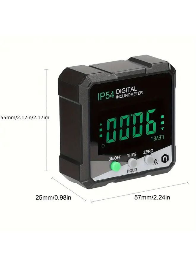 Digital Inclinometer Angle Protractor With Backlight Single Side Magnetic Goniometer 1pc - Image 4