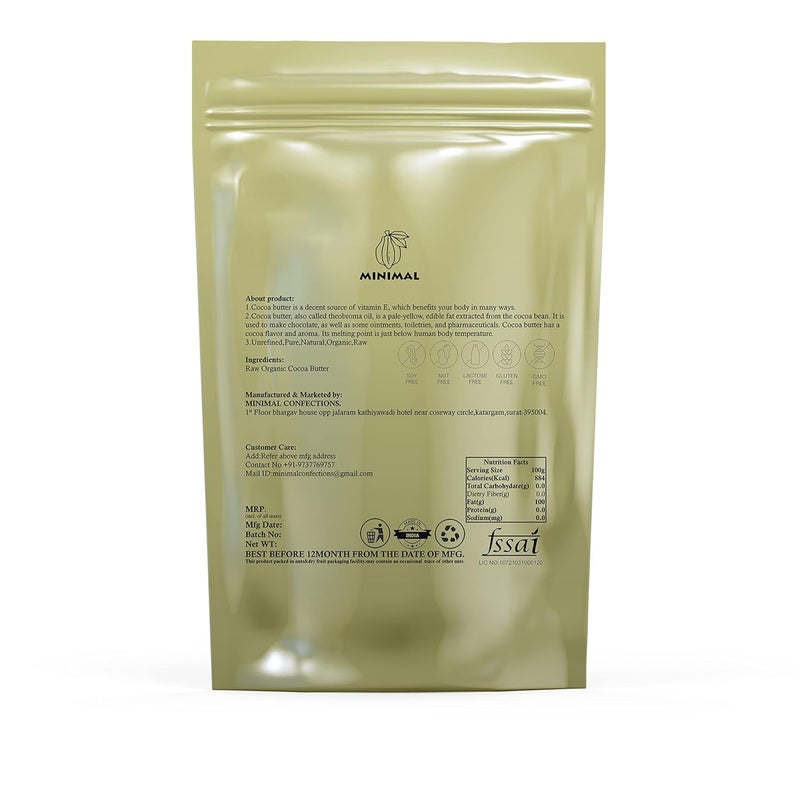 Minimal Unrefined Cocoa Butter1kg - Image 2