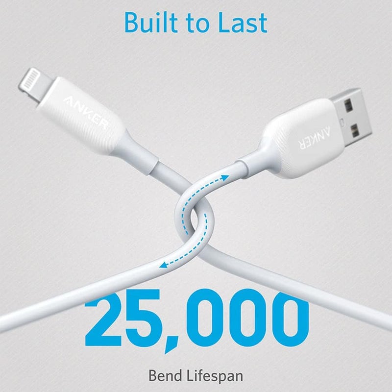 Anker PowerLine III Lightning Cable - 91 cm, White - Image 3