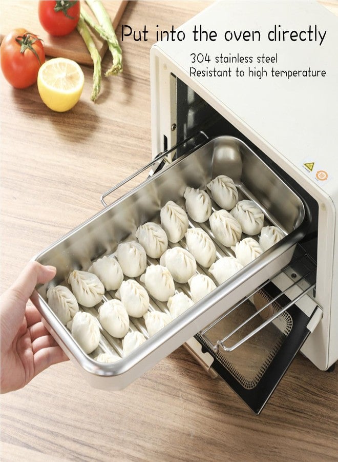 Matiko 304 Stainless Steel 3 Large Food Container Bread Bin with Lid Dishwasher Safe with Timer Bread Biscuit Onion Potato Garlic Container - Image 4