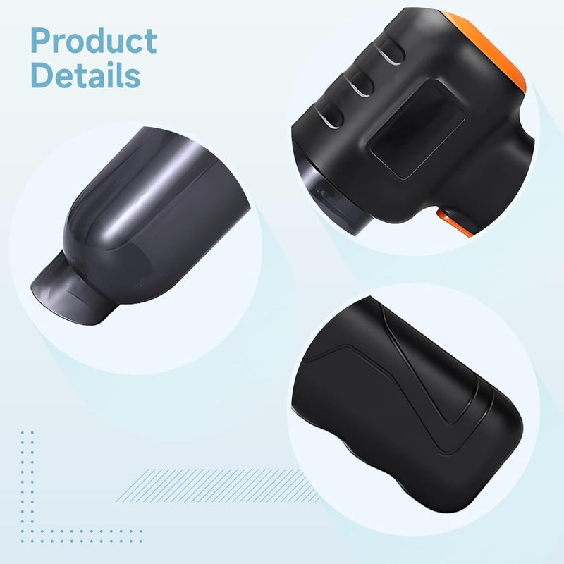 200W High Suction Power Wireless Car Vacuum Cleaner; 16000Pa Suction with Blower & Inflator Features; 3000Mah Battery - Image 2