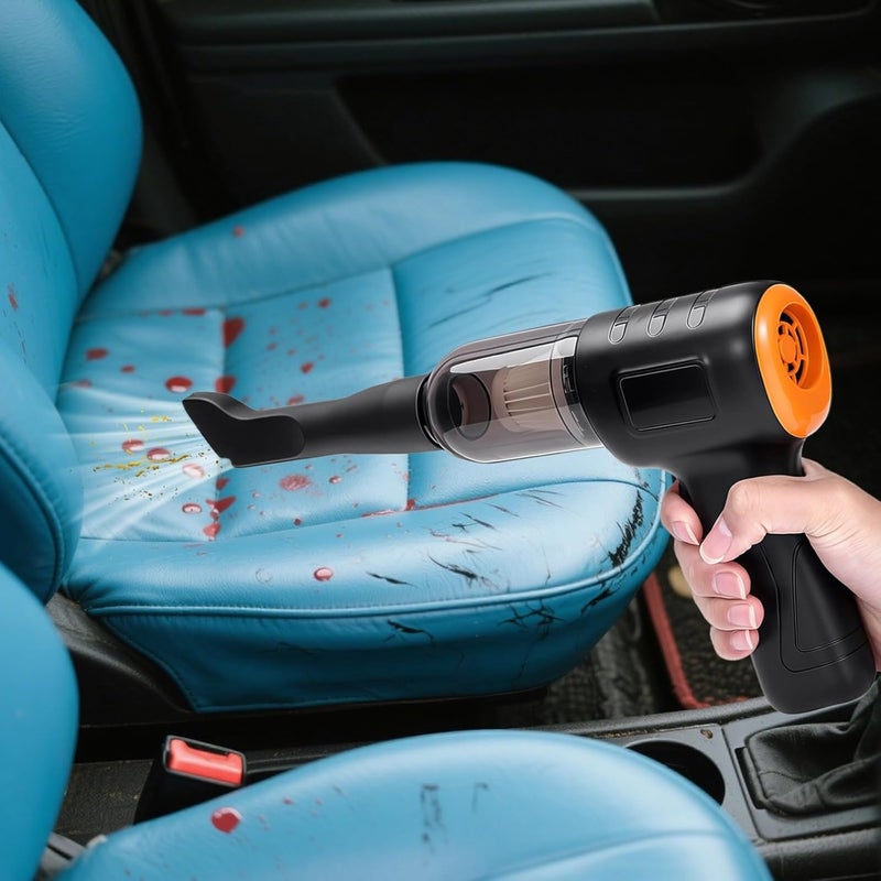 200W High Suction Power Wireless Car Vacuum Cleaner; 16000Pa Suction with Blower & Inflator Features; 3000Mah Battery - Image 3
