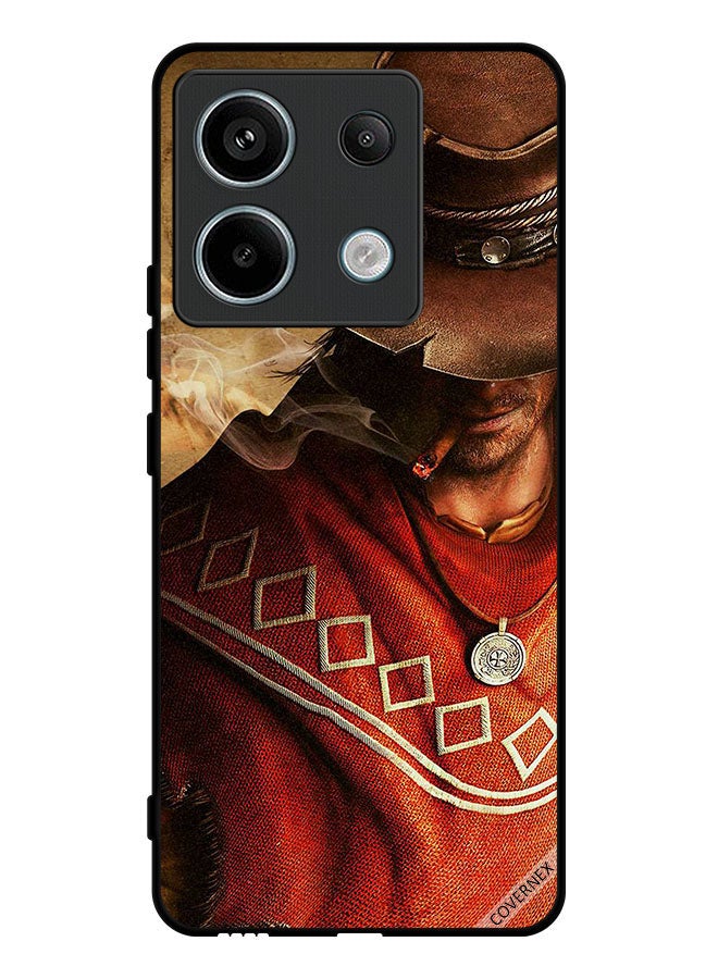 Covernex Protective Case Cover For Xiaomi Redmi Note 13 Pro Stylish Hat Man - Image 1