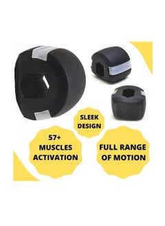 Excefore Jaw Exerciser,2 Pcs Exerciser and Neck Toning Devices to Reduce Double Chin, Define Your Jawline Slim Tone Face, for Men Women, Facial  - Image 4