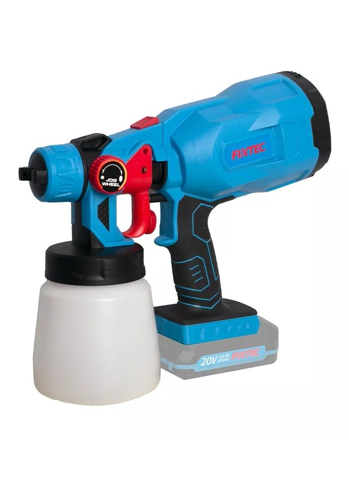 Fixtec 20V Cordless Spray Gun – 800mL, 1.8mm Nozzle, Bare Tool​ - Image 1