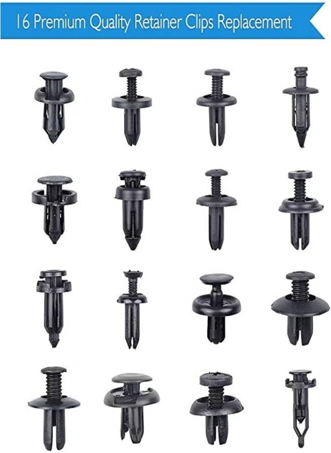 Soofam 625 Pieces Car Push Retainer Clips & Plastic Fasteners Kit, Sturdy And Durable Nylon Material Universal Fit Kit For All Vehicles - Image 4