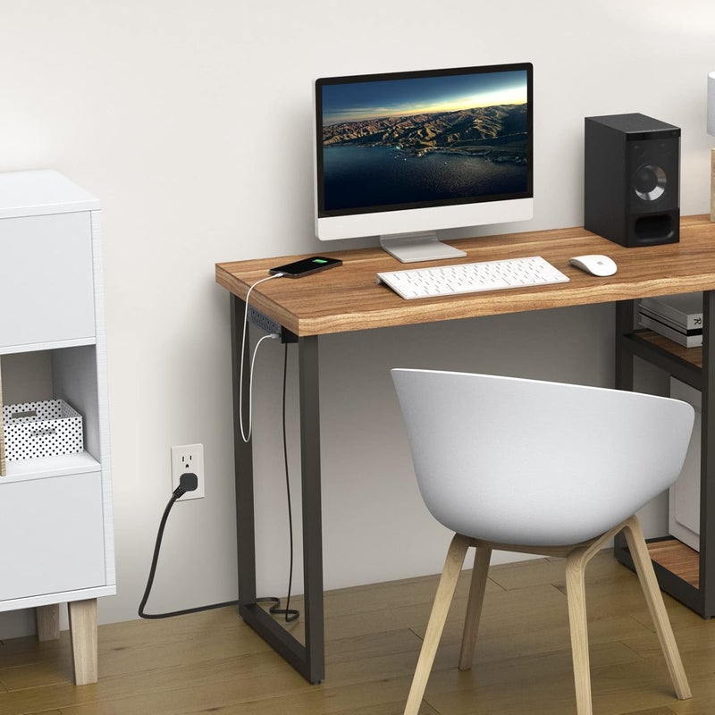 شريط طاقة قابل للتثبيت تحت المكتب بقدرة 1.40 واط، شريط طاقة بمقبس USB-C سريع الشحن بقدرة 20 واط ومزود بحماية ضد الصدمات الكهربائية بقدرة 1200 جول، يحتوي على 9 منافذ للكهرباء، 2 منفذ USB-C و2 منفذ USB-A، كابل تمديد بطول 6 أقدام باللون الأسود. - Image 5
