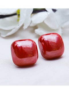Colo Earring For Fluffy Women's Accessories-Red