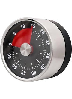 KERMIS Round 23 Visual Analog Countdown Timer Kids Mini 60 Minute Clock Mechanical Magnetic for Kid Kitchen Homeworks Housework Classroom Cooking Baking Games