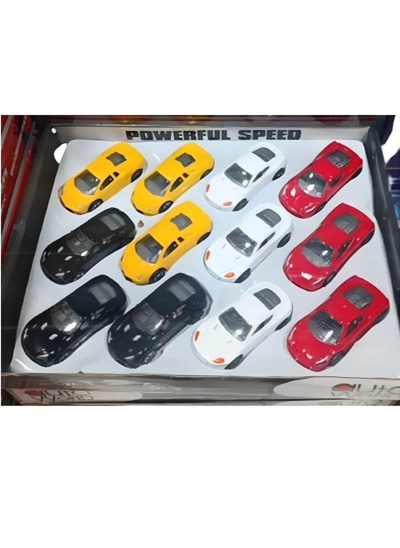 Rally Durable and lightweight car toy set of 12 pieces - assorted  - Image 2