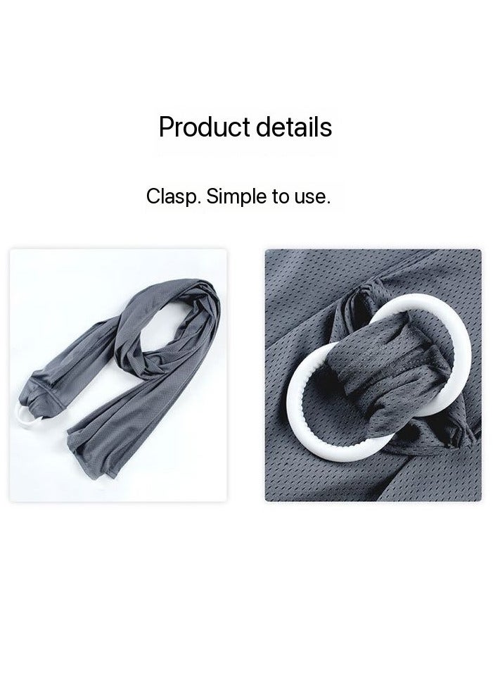 Hiras Ring Sling Baby Carrier, Summer Mesh Breathable Baby Wraps Carrier- Newborn to Up to 3 years old - for Moms, Dads and Caregivers  - Image 4