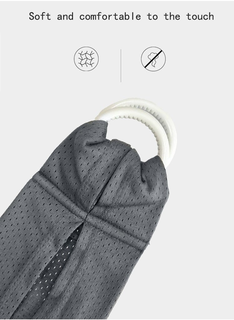 Hiras Ring Sling Baby Carrier, Summer Mesh Breathable Baby Wraps Carrier- Newborn to Up to 3 years old - for Moms, Dads and Caregivers  - Image 5