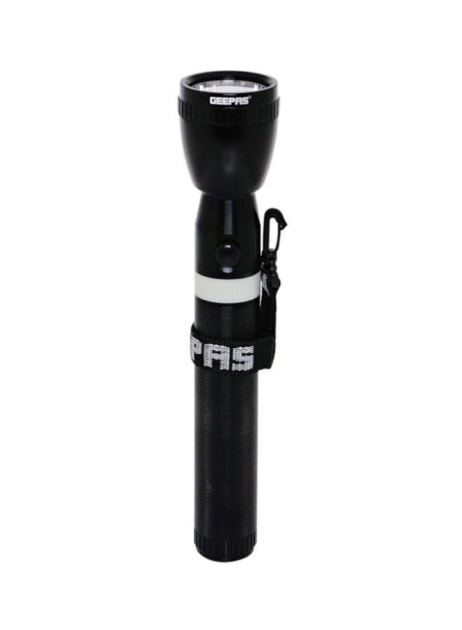 NIBEMINENT Rechargeable LED Flashlight Black/White 287mm - Image 1