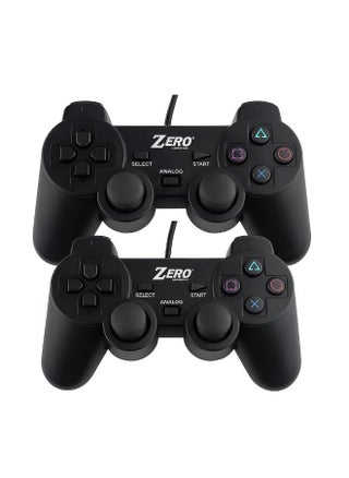 Zero ZR-4001 Dual USB Wired Gamepad, Ergonomic Design, Compatible with Windows - Black - pzsku/Z172545F02E2BF4EEE7B9Z/45/1749989994/2a69387a-d128-4df4-a7e7-f23d3b2ab00f