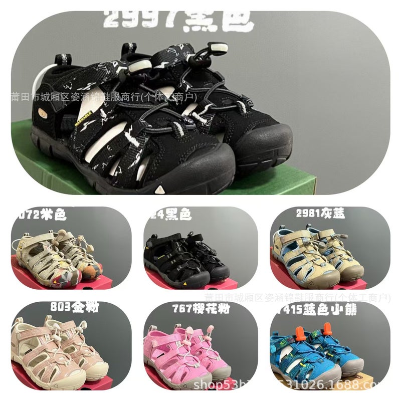 Putian Children'S Shoes New Model Cohen Children'S Shoes Lightweight Outdoor Sports Sandals With Magic Buckle For Boys For Wading And River Tracing - Image 4
