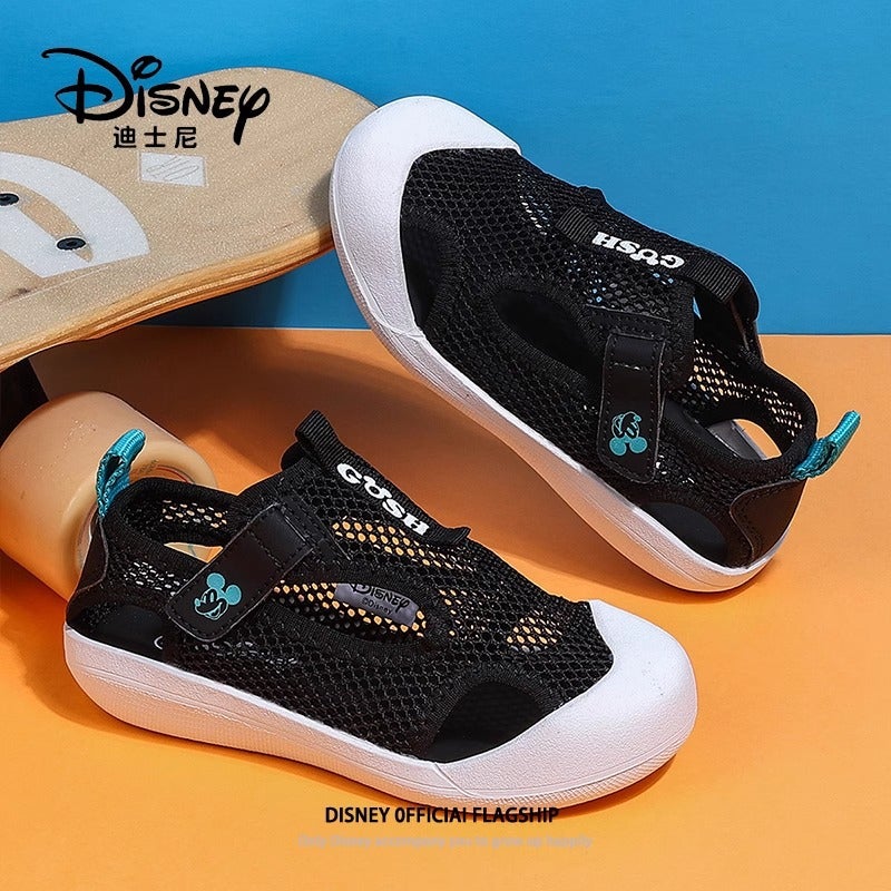 Disney Boys Sandals 2025 Summer Children'S Mesh Shoes Breathable Anti-Slip Baotou Medium And Large Boys Sports Shoes - Image 1