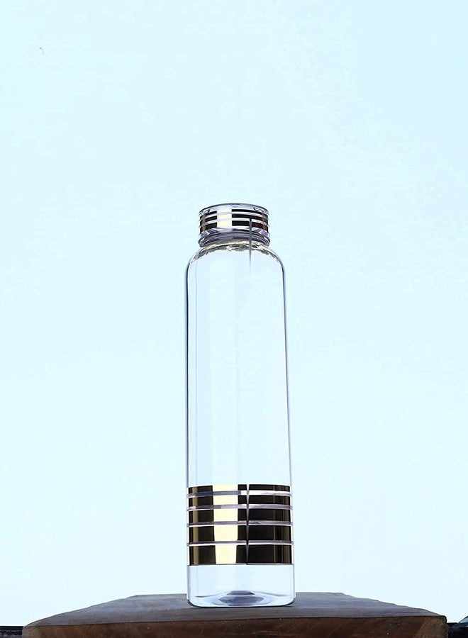 Frowwy Plastic Water Bottles for Fridge - Transparent 1000ml (1L) Bottles, Set of 6 - Reusable Drinking Water Storage, BPA-Free - Image 5