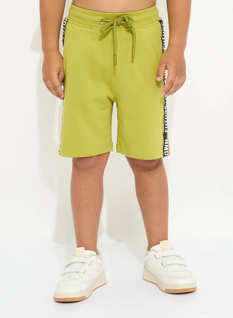 victor and jane Boys' Summer Outfit Set: 2-Piece T-Shirts & Shorts - Green & Dark Green (2-8 Years)