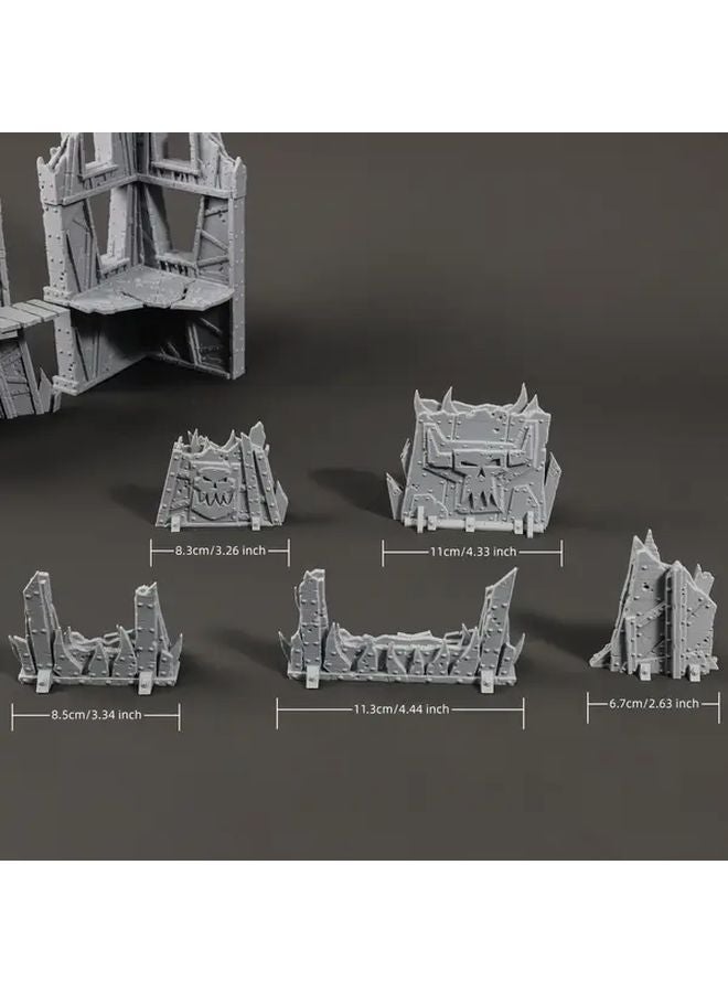 Badlands A Miniature Terrain Set Scifi TTRPG Scenery For Tabletop Role Playing Board Games - Image 3