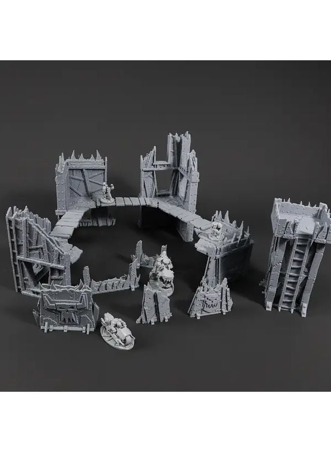 Badlands A Miniature Terrain Set Scifi TTRPG Scenery For Tabletop Role Playing Board Games - Image 4