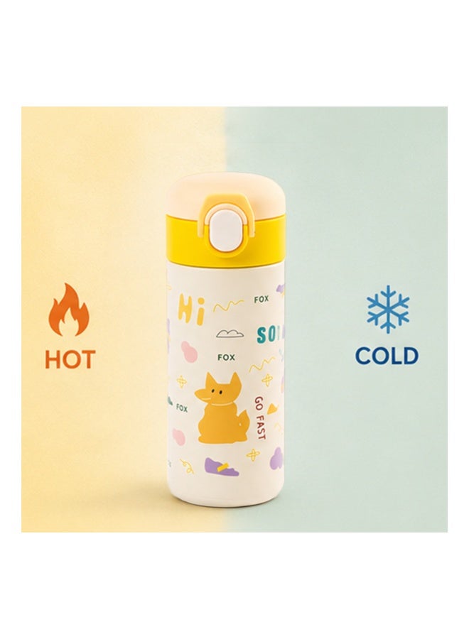 Cocobee-Insulated Stainless Steel Water Bottle, Leakproof, Soft Handle Grip, Odour Free, 500Ml, 3 Years+-Yellow - Image 5