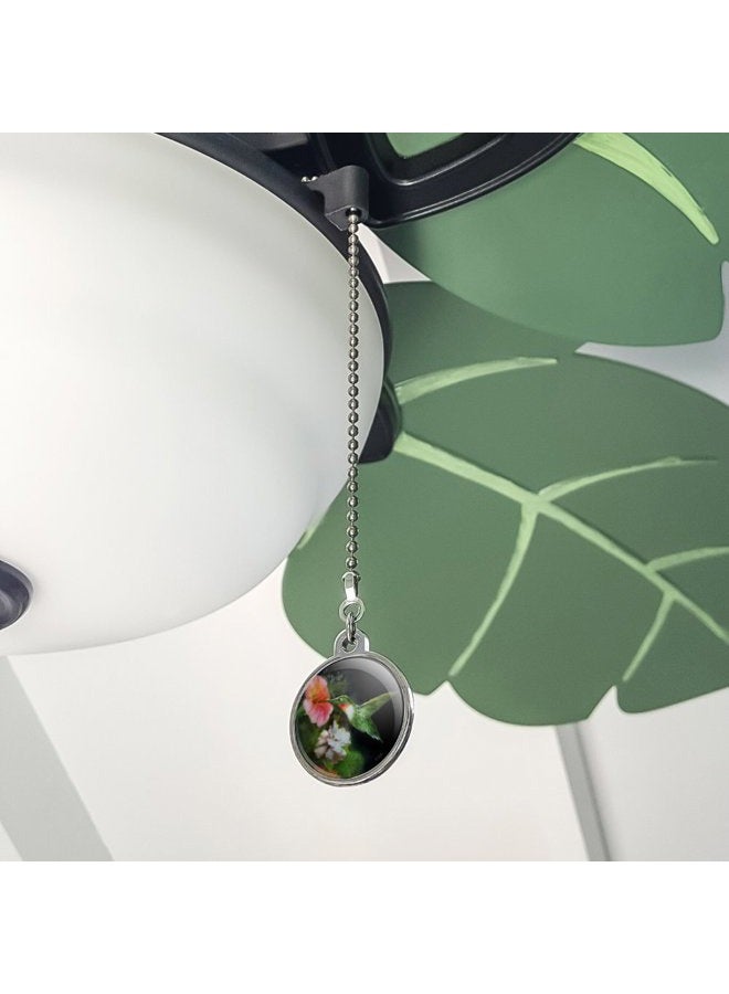 GRAPHICS & MORE Ruby's Hummingbird Flower Garden Ceiling Fan and Light Pull Chain - Image 3