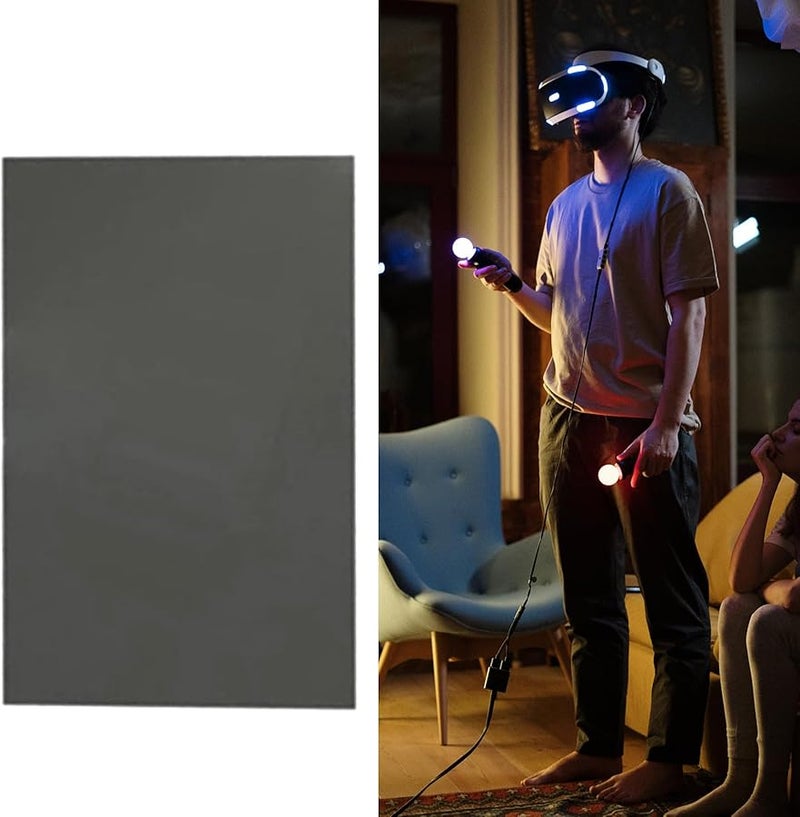 ألواح فيلم مستقطب مقاس 7.8 × 5.9 بوصة لاصق بزاوية 0 درجة لتجارب الفيزياء والإضاءة - Image 3