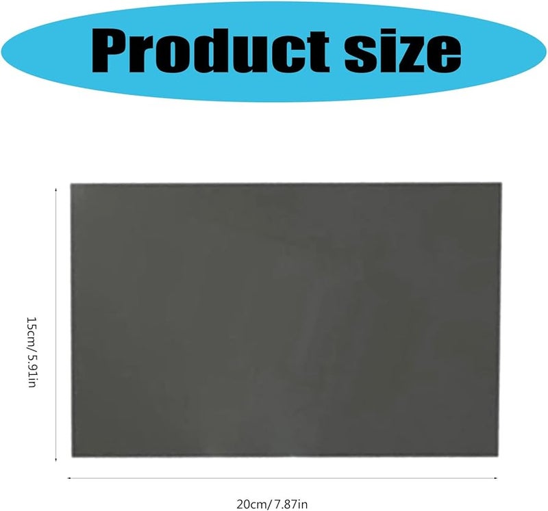 ألواح فيلم مستقطب مقاس 7.8 × 5.9 بوصة لاصق بزاوية 0 درجة لتجارب الفيزياء والإضاءة - Image 5