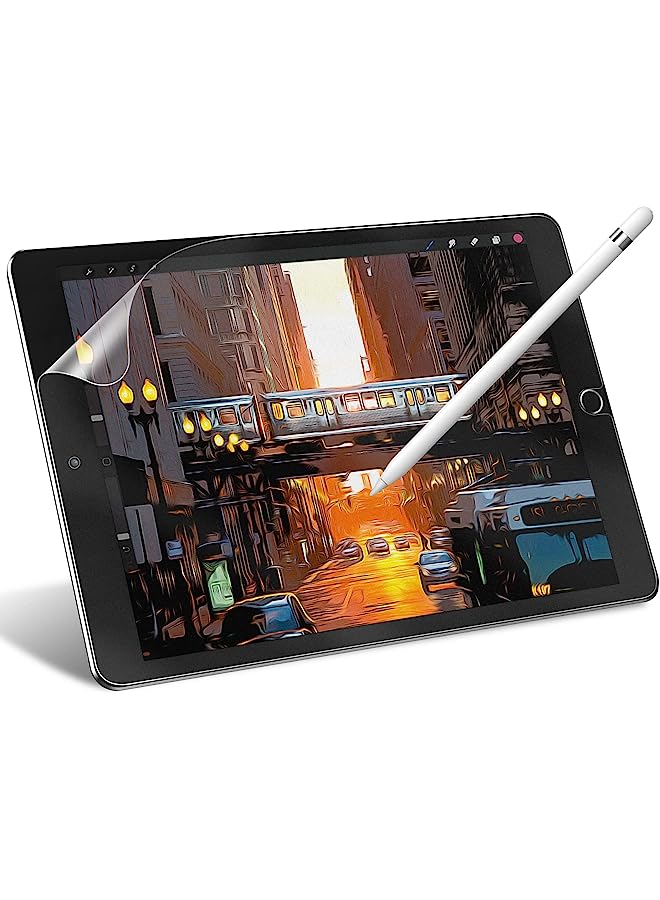 JETech Paper Screen Protector Compatible with iPad (10.2-Inch, 2021/2020/2019 Model, 9/8/7 Generation), Anti-Glare, Matte PET Paper Film - Image 1