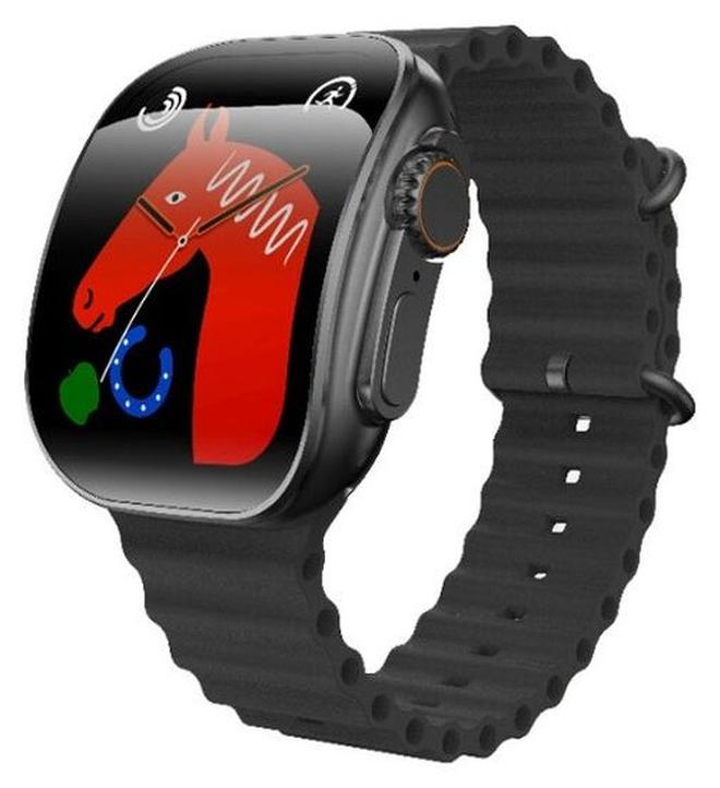 W&O X10 Ultra 3 Smart Watch - Curved Screen - Black - Image 1
