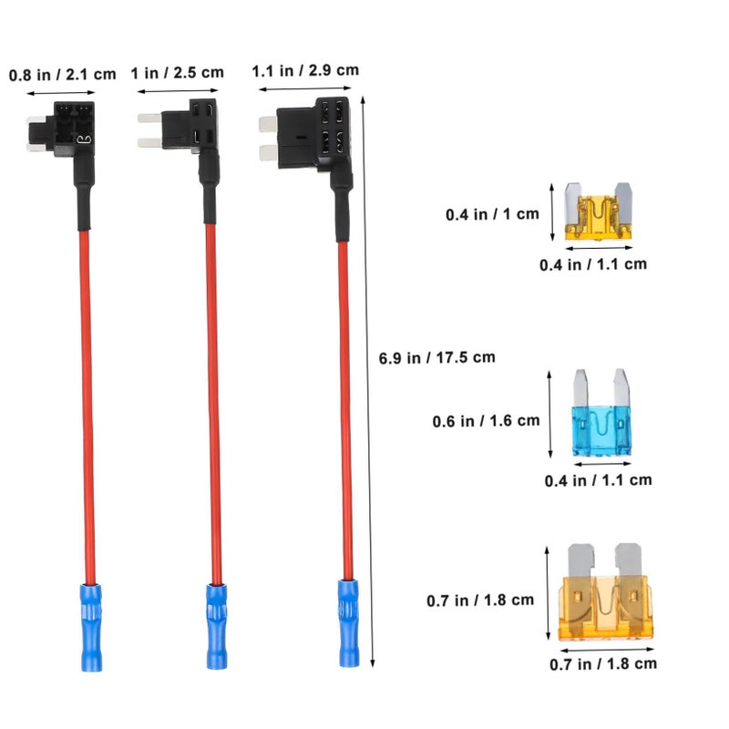 Multiple Fuse Tap Kit Car Fuse Holder Easy Install Automotive Replacement 12V Or 24V - Image 3